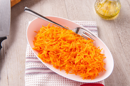 salad carrotsの写真素材