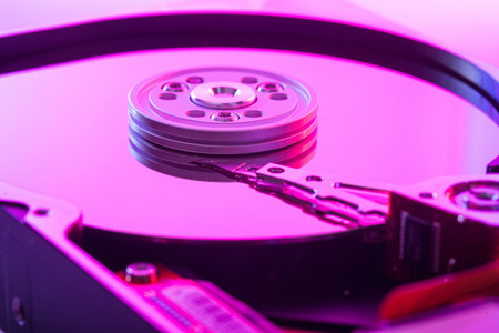 Hard disk drive plateの写真素材