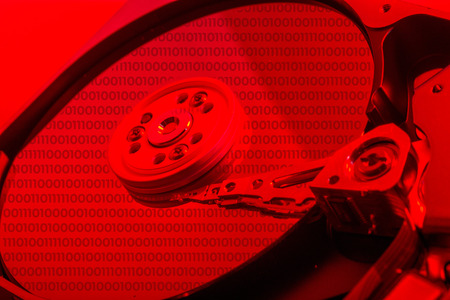 Hard disk drive plateの写真素材
