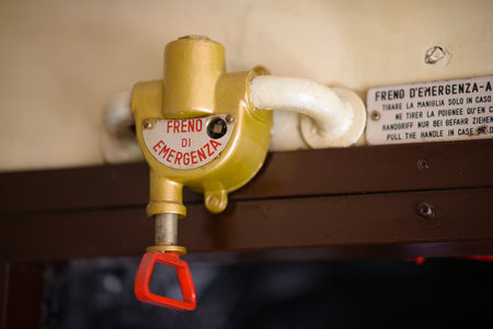A close up shot of a water tap in a shop in Bangkok.の写真素材