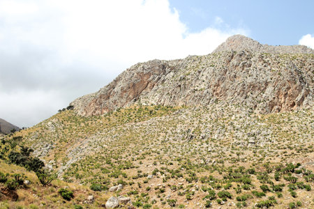 Natural park Riserva dello Zingaro, Sicily, Italyの写真素材