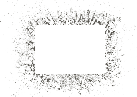 Inkblot background setのイラスト素材