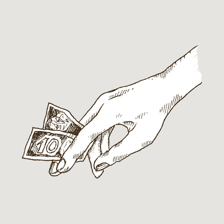 Dollar, euro sign, coin isolated on grey background. Money, currency icon. Cash symbolのイラスト素材