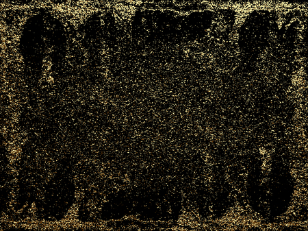 Gold grunge texture to create distressed effect.のイラスト素材