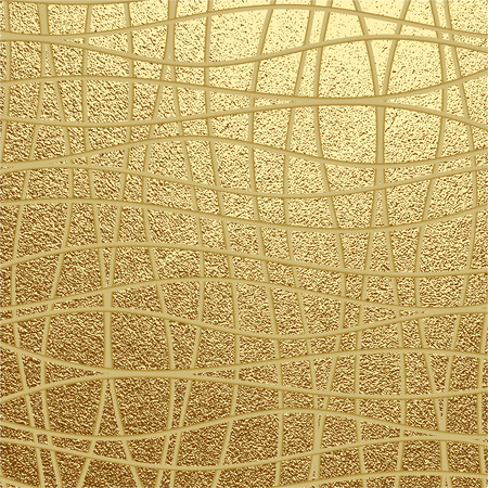 Golden glossy texture. Metal pattern. Abstract gold backgroundのイラスト素材