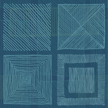 Hand-drawn seamless striped background. Template for design and decorationのイラスト素材