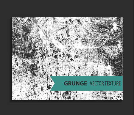 Grunge texture in black and white. Textured background.Vector template. Distress vector texture.Texture over any Object to Create Distressed Effectのイラスト素材