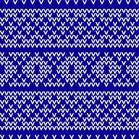 Seamless winter New Years pattern. Blue and white knitted christmas background. Vectorのイラスト素材