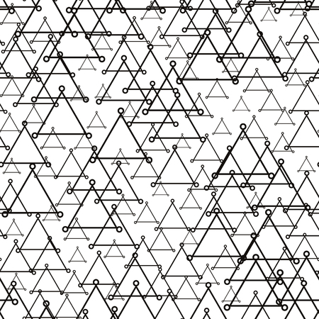 Abstract background. Vector illustration. Black and white abstract texture. Modern pattern.のイラスト素材