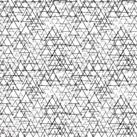 Abstract background. Vector illustration. Black and white abstract texture. Modern pattern.のイラスト素材