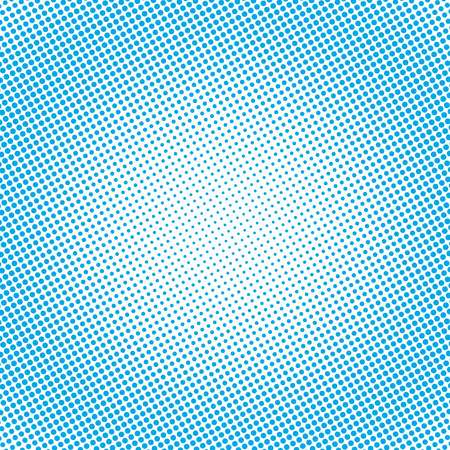 Halftone illustration. Dots on Background. Blue and white Geometric Pattern. Abstract Vector illustration. Modern Texture.のイラスト素材
