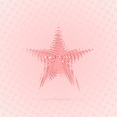 frame halftone dots logo emblemのイラスト素材