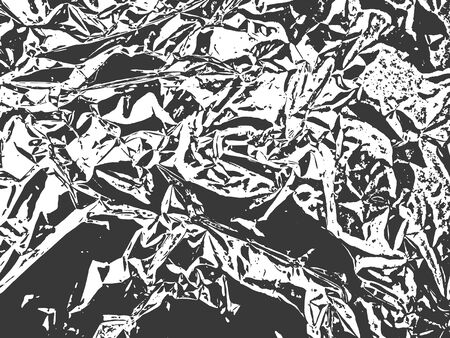 Grunge texture in black and white. Textured background.Vector template. Distress vector texture.のイラスト素材