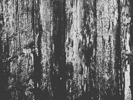 Wood grunge texture in black and white. Wooden background. Vector template. Grunge vector texture.のイラスト素材