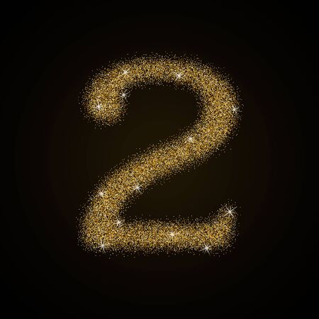 Golden number collection.のイラスト素材