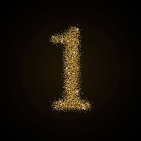 Golden number collection.のイラスト素材