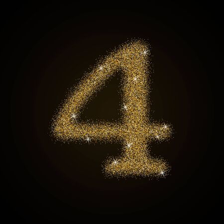 Golden number collection.のイラスト素材