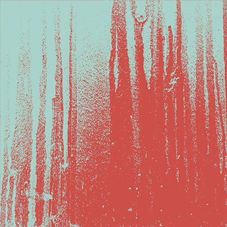 Grunge texture in blue and red colors. Textured cracked background. Vector template. Distress vector texture.のイラスト素材
