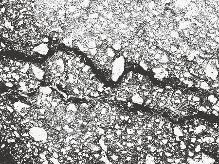 Textured background. Grunge texture in black and white. Vector template. Distress vector texture. Texture over any Object to Create Distressed Effect .のイラスト素材