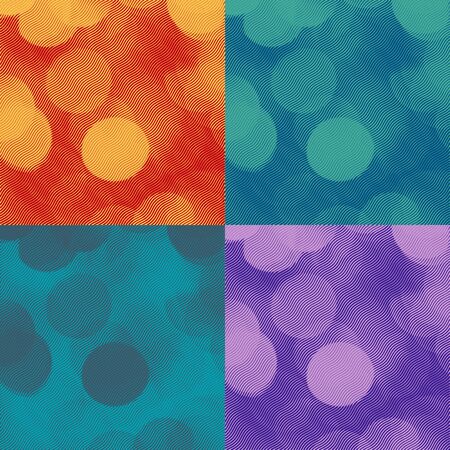 grunge textures. Colorful circle background. Abstract beautiful background. Vector illustrationのイラスト素材