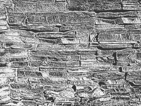 Grunge texture in black and white. Textured background.Vector template. Distress vector texture.のイラスト素材