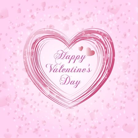 Abstract love pattern. Valentines day romantic backdrop for , wrapping, wallpaper, textile, invitation, wedding card, romantic card.のイラスト素材