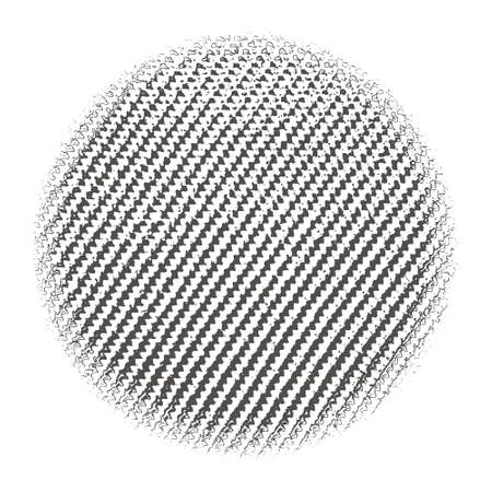 grunge halftone drawing textures set. vector illustrationのイラスト素材