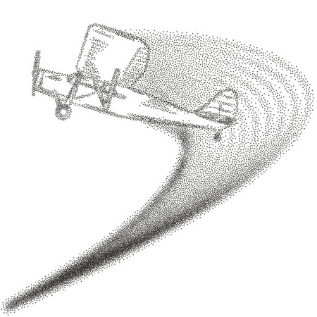 Airplane symbol vector designのイラスト素材