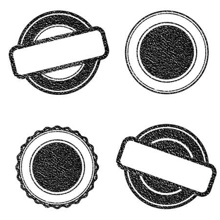 Vector Stamp without textのイラスト素材