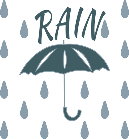 T-shirt rain. Bright sign pattern. Vector illustration.のイラスト素材