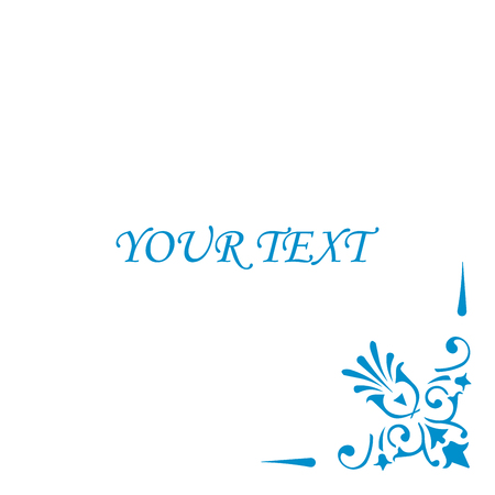 Abstract background with place for your text. Frame design. Modern stylish abstract graphic. Template for prints, decoration. Vector illustration.のイラスト素材