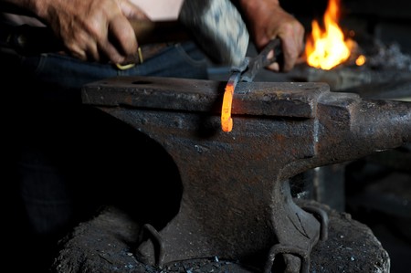 Making a decorative cell in the smithy