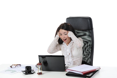 Beautiful office worker.の写真素材