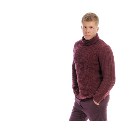 Portrait of a handsome young manの写真素材