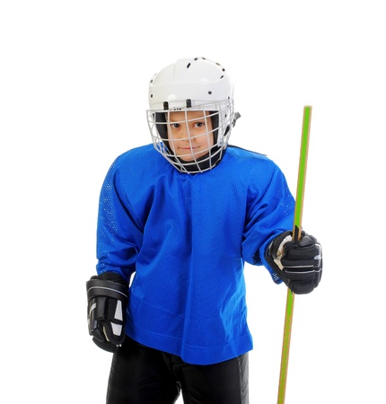 Little Boy Hockey Playerの写真素材