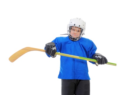 Little Boy Hockey Playerの写真素材
