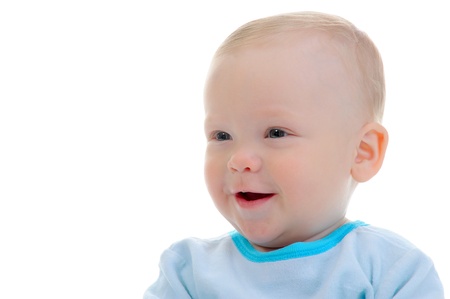 Portrait of a happy childの写真素材