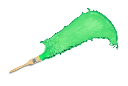 Splash of paintの写真素材