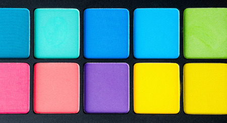 Set of professional makeup and cosmetics. on a light background isolatedの写真素材