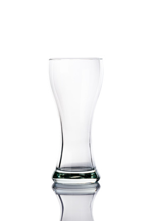 water glass isolated with clipping path includedの写真素材