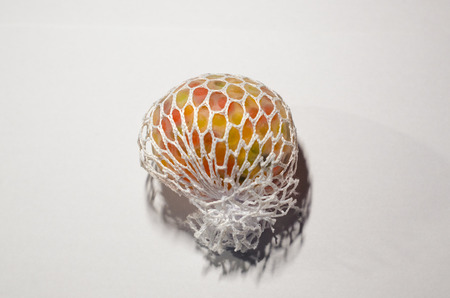 Colored antistress toy for a human isolated on the white background. Stay relaxed concept.の写真素材