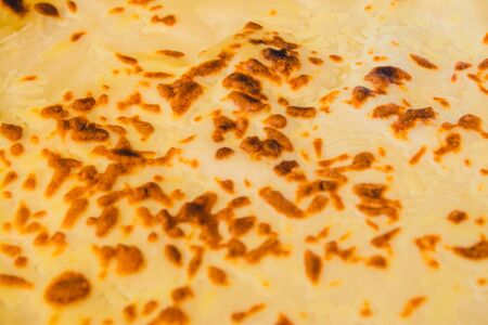 texture background of fresh made pitta bread surface close up viewの写真素材