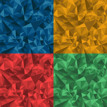 Triangular seamless geometrical patternのイラスト素材