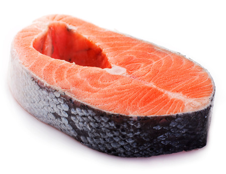 red fish isolated on white backgroundの写真素材