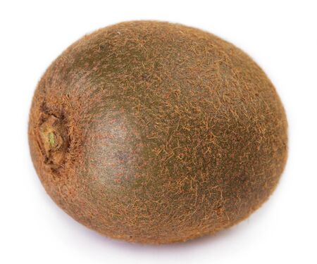 fresh kiwi isolated on white backgroundの写真素材