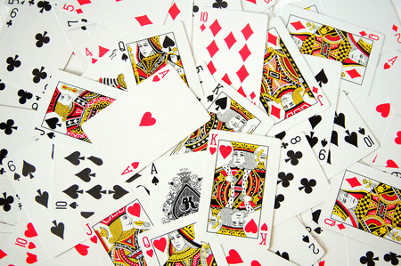 playing cards textureのeditorial素材