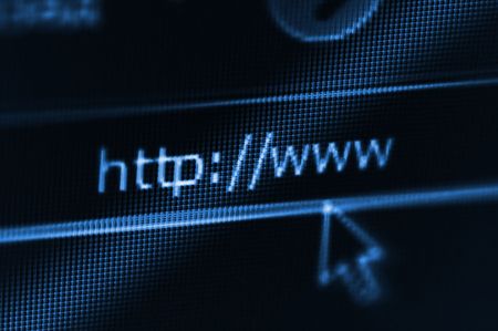 Computer screen macroの写真素材