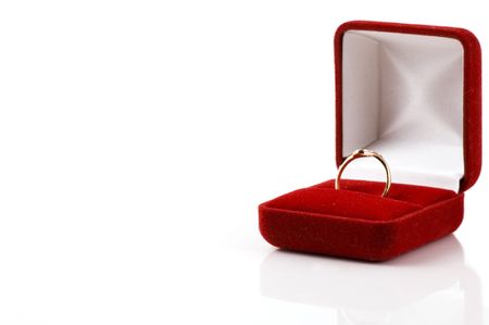  ring on white background