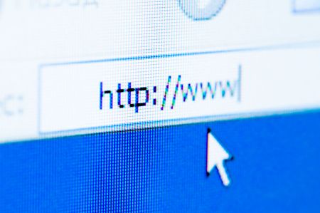 Computer screen macroの写真素材