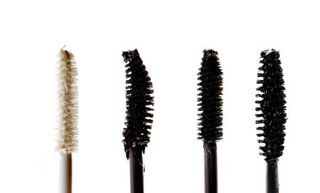 set of mascara on whiteの写真素材